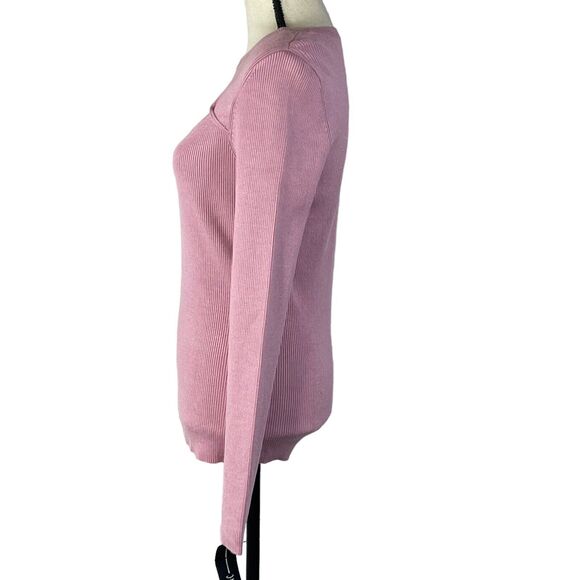 INC International Concept Large Sweater Long Sleeve Keyhole Cut-Out Neck Ribbed - Picture 4 of 7